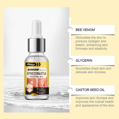 Abdominal Muscle Essential Oil Men Breast Firm Shrink Chest Body Shaping Remove Fat Enhance Metabolism Gynecomastia Tighten Oil